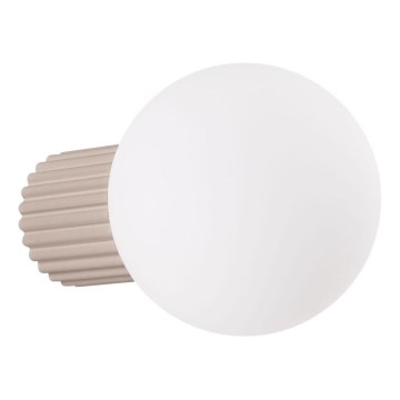 Aplique de baño HALO 1xG9/8W/230V diá. 12 cm IP44 beige