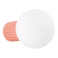 Aplique de baño HALO 1xG9/8W/230V diá. 12 cm IP44 rosa