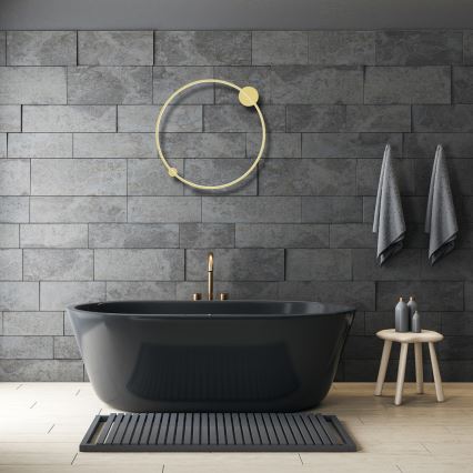 Aplique de baño SATURNO LED/46W/230V IP44 dorado