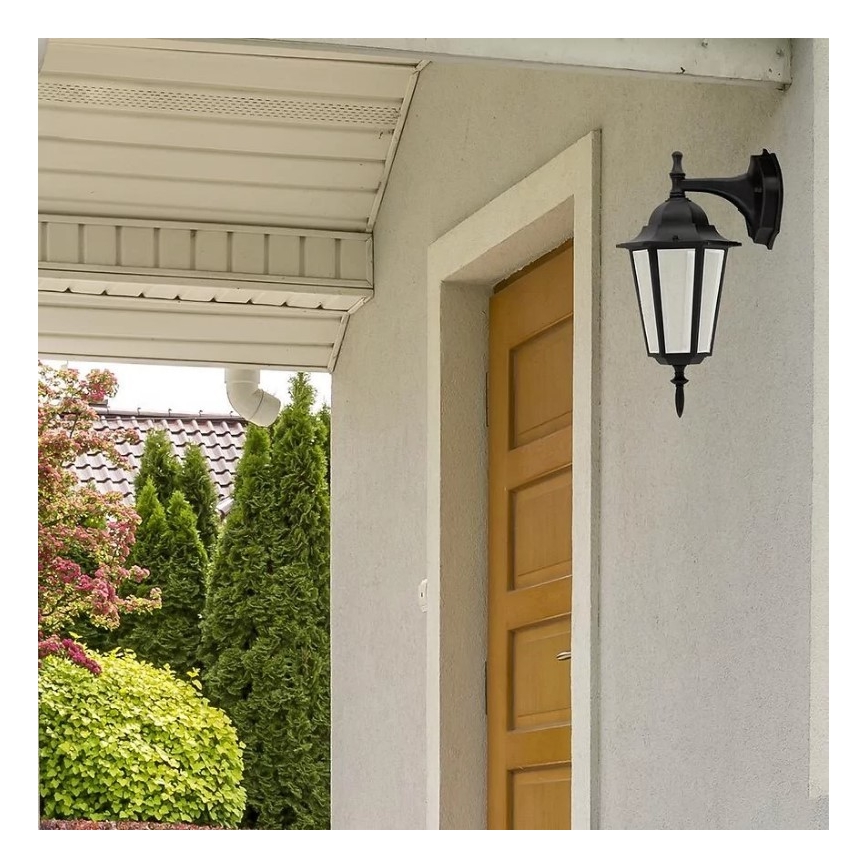 Aplique de exterior 1xE27/20W/230V IP43 negro