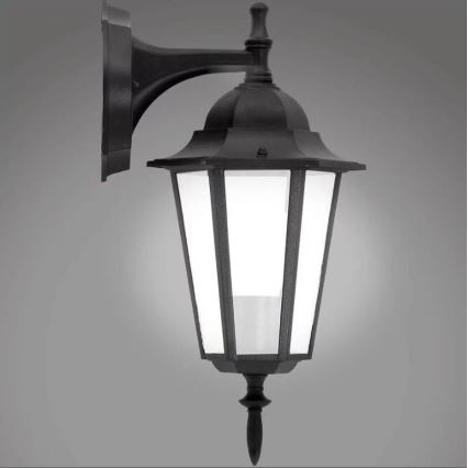 Aplique de exterior 1xE27/20W/230V IP43 negro