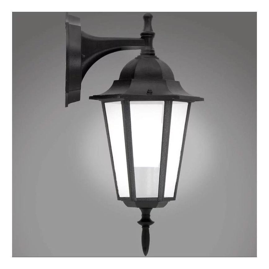 Aplique de exterior 1xE27/20W/230V IP43 negro