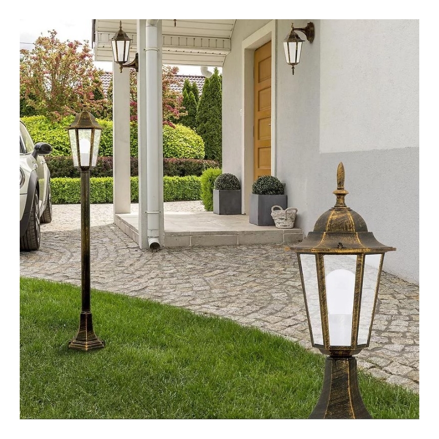 Aplique de exterior 1xE27/20W/230V IP43 pátina