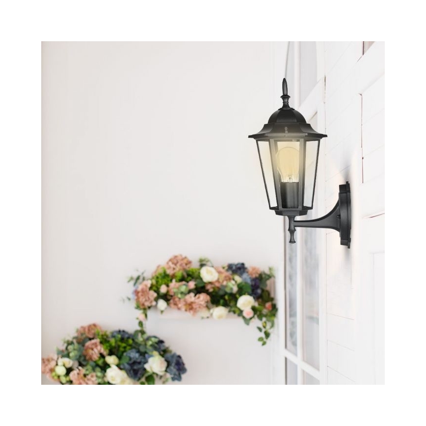 Aplique de exterior 1xE27/40W/230V IP44 negro