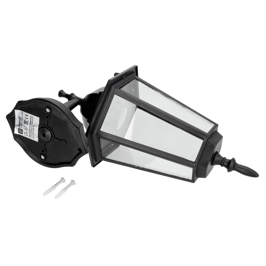 Aplique de exterior 1xE27/60W/230V IP44 negro