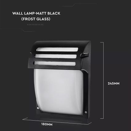 Aplique de exterior AMALFI 1xE27/60W/230V IP44