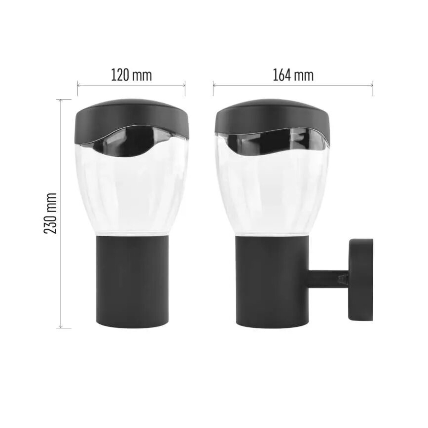 Aplique de exterior ARTEO 1xE27/15W/230V IP44