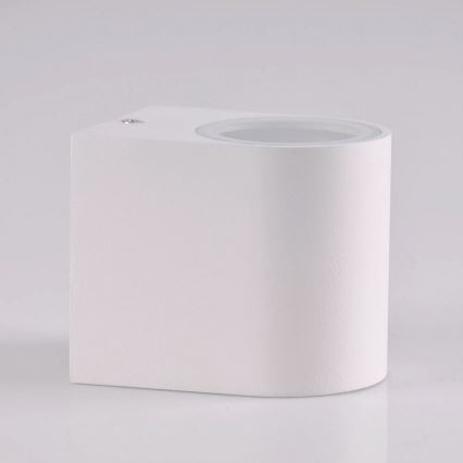 Aplique de exterior BOSTON 1xGU10/10W/230V IP44 blanco