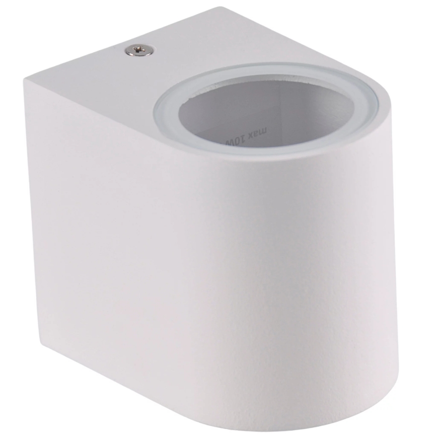Aplique de exterior BOSTON 1xGU10/10W/230V IP44 blanco