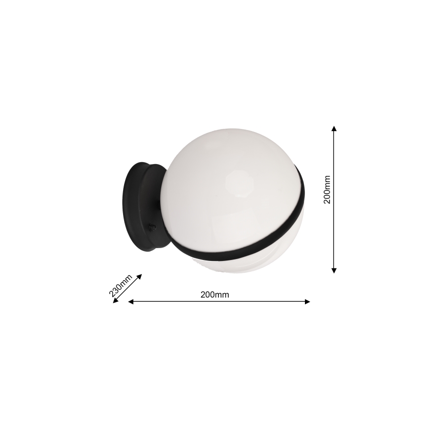 Aplique de exterior CIRCULO 1xE27/40W/230V IP44