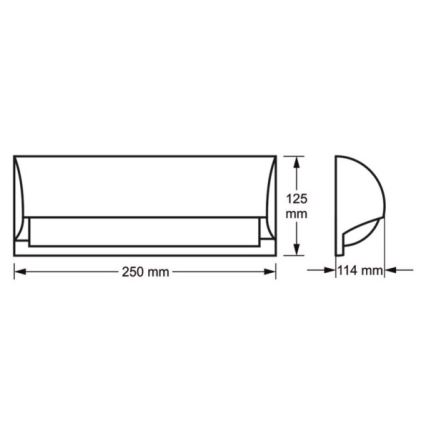 Aplique de exterior FREON 1xE27/60W/230V IP54 antracita
