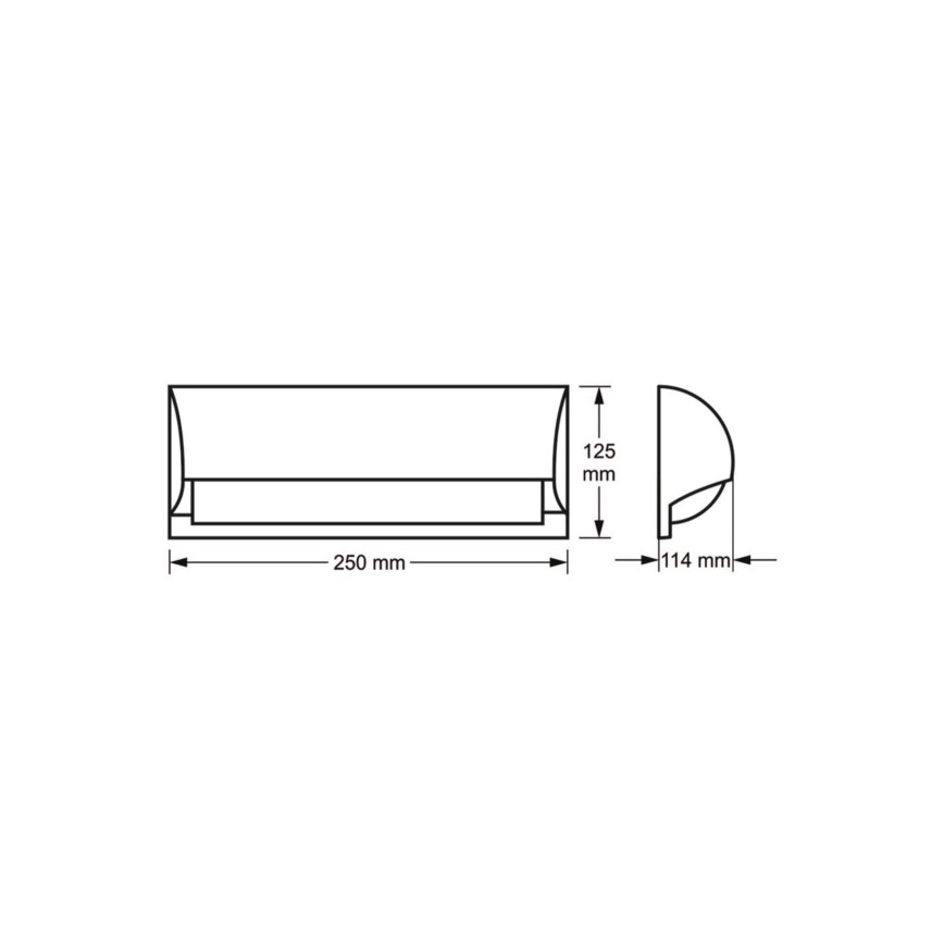 Aplique de exterior FREON 1xE27/60W/230V IP54 antracita