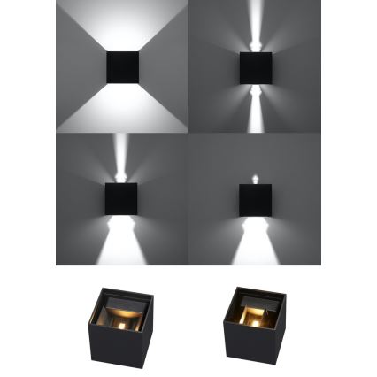 Aplique de exterior KIOTO 1xG9/5W/230V IP44 negro