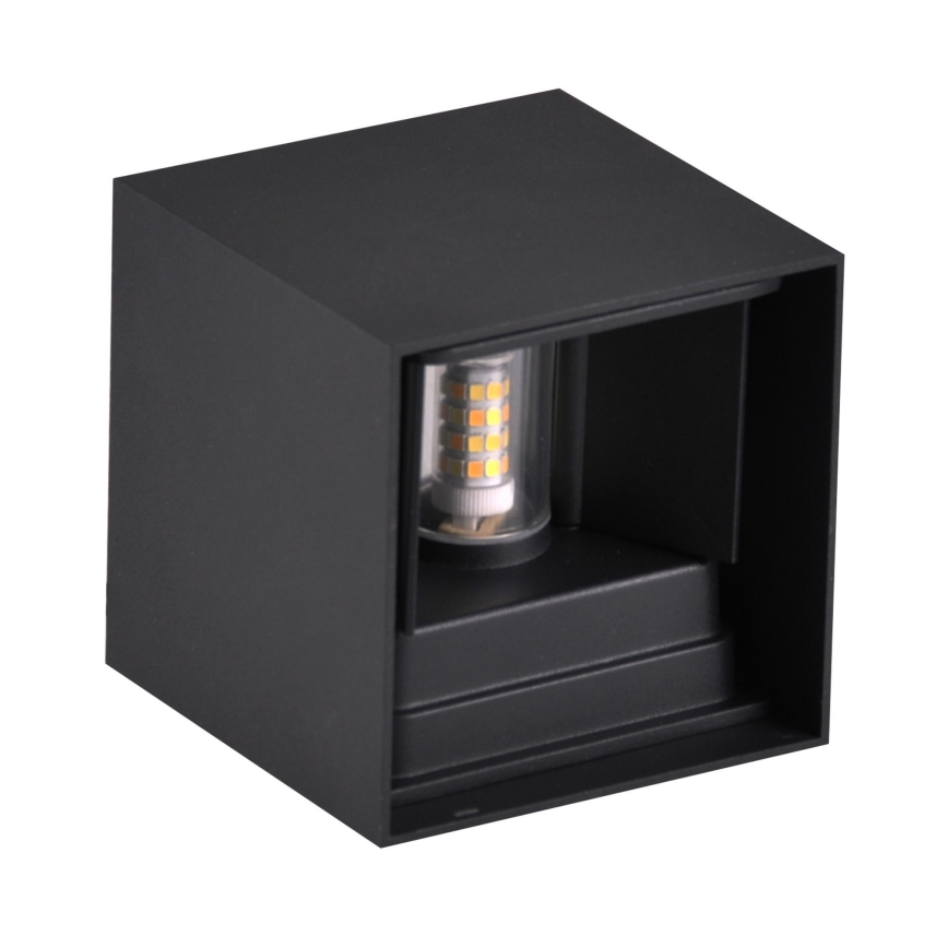 Aplique de exterior KIOTO 1xG9/5W/230V IP44 negro