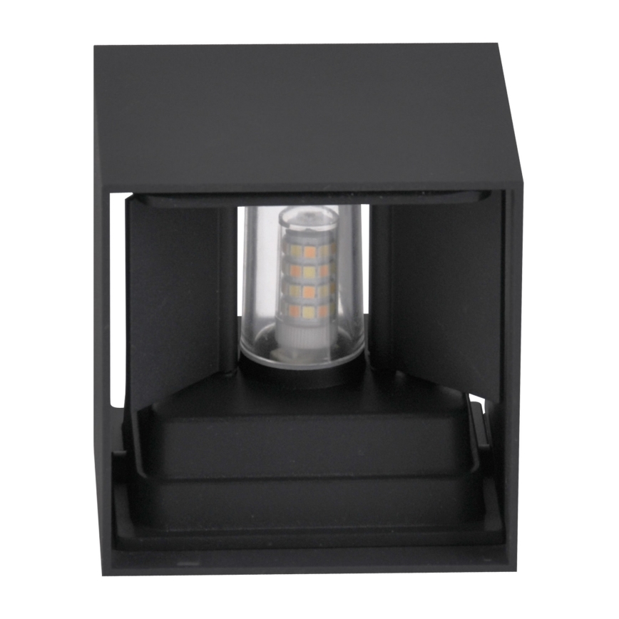 Aplique de exterior KIOTO 1xG9/5W/230V IP44 negro