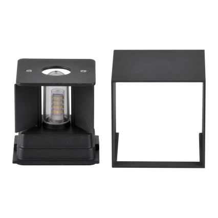 Aplique de exterior KIOTO 1xG9/5W/230V IP44 negro