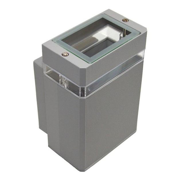 Aplique de exterior LITEK 1xGU10/30W/230V IP54 gris