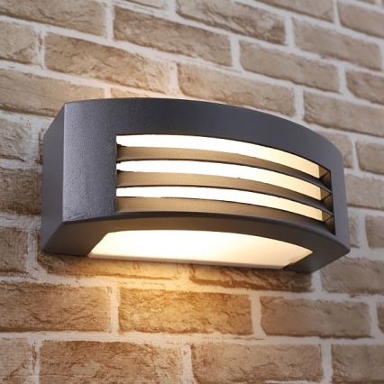 Aplique de exterior OLIANA 1xE27/60W/230V IP54 antracita