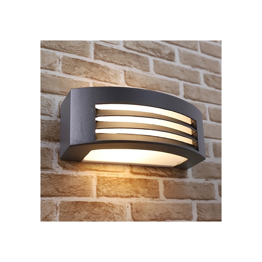 Aplique de exterior OLIANA 1xE27/60W/230V IP54 antracita