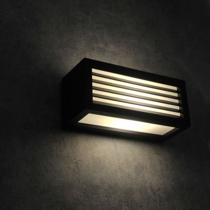 Aplique de exterior OSAKA 1xE27/12W/230V IP54