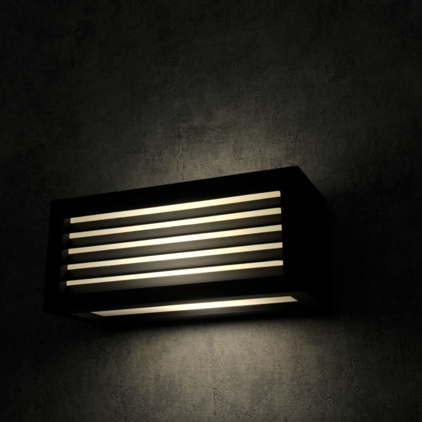 Aplique de exterior OSAKA 1xE27/12W/230V IP54