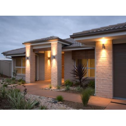 Aplique de exterior QUAZAR7 2xGU10/11W/230V IP44 gris