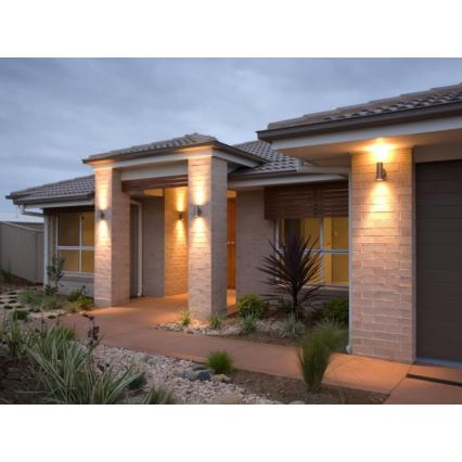 Aplique de exterior QUAZAR9 2xGU10/11W/230V IP44 gris