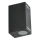 Aplique de exterior QUERK 2xGU10/35W/230V IP54 15 cm negro
