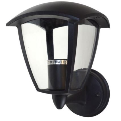 Aplique de exterior SURVA 1xE27/60W/230V IP44 negro