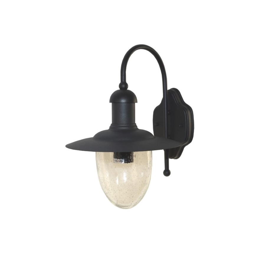 Aplique de exterior TALISA 1xE27/60W/230V IP44 negro