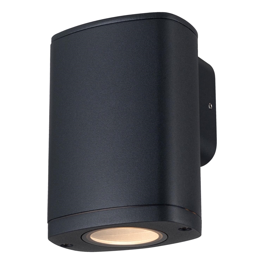 Aplique de exterior ZEVI 1xGU10/10W/230V IP54 negro