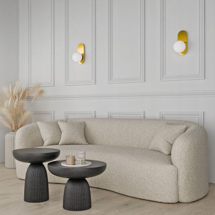 Aplique de pared 1xE27/40W/230V dorado/blanco