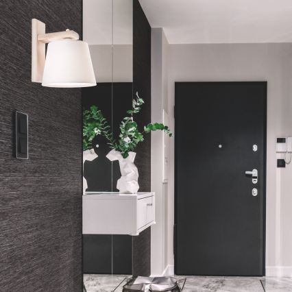 Aplique de pared AIDA 1xE27/60W/230V roble