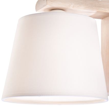 Aplique de pared AIDA 1xE27/60W/230V roble