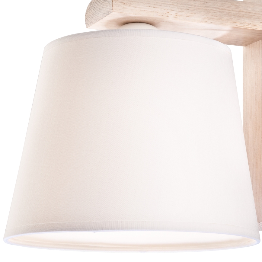 Aplique de pared AIDA 1xE27/60W/230V roble