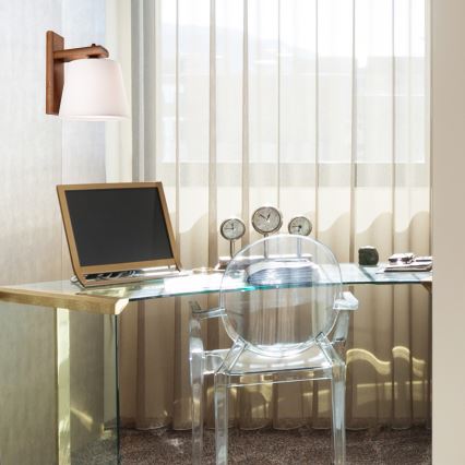 Aplique de pared AIDA 1xE27/60W/230V roble