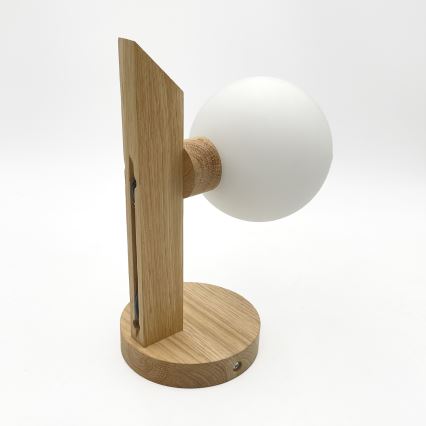 Aplique de pared ANTONIO 1xG9/5W/230V roble/blanco