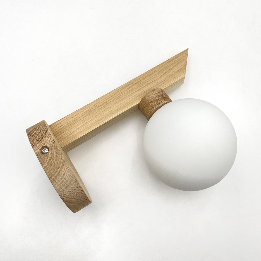 Aplique de pared ANTONIO 1xG9/5W/230V roble/blanco