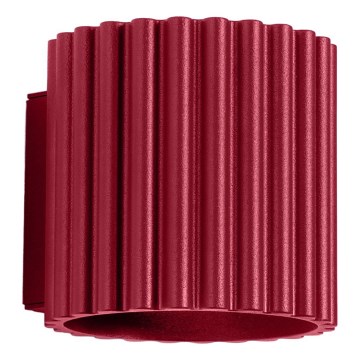 Aplique de pared AURA 1xG9/10W/230V rojo