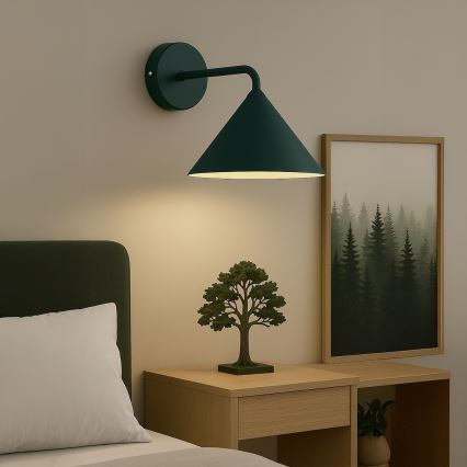 Aplique de pared CAPITAL 1xGX53/15W/230V verde