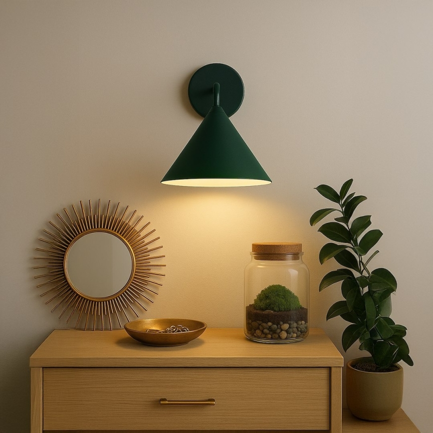 Aplique de pared CAPITAL 1xGX53/15W/230V verde