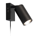 Aplique de pared CELE 1xGU10/30W/230V negro