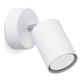 Aplique de pared con foco LEMMI 1xGU10/40W/230V blanco