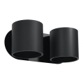 Aplique de pared con focos ORBIS 2xG9/40W/230V negro