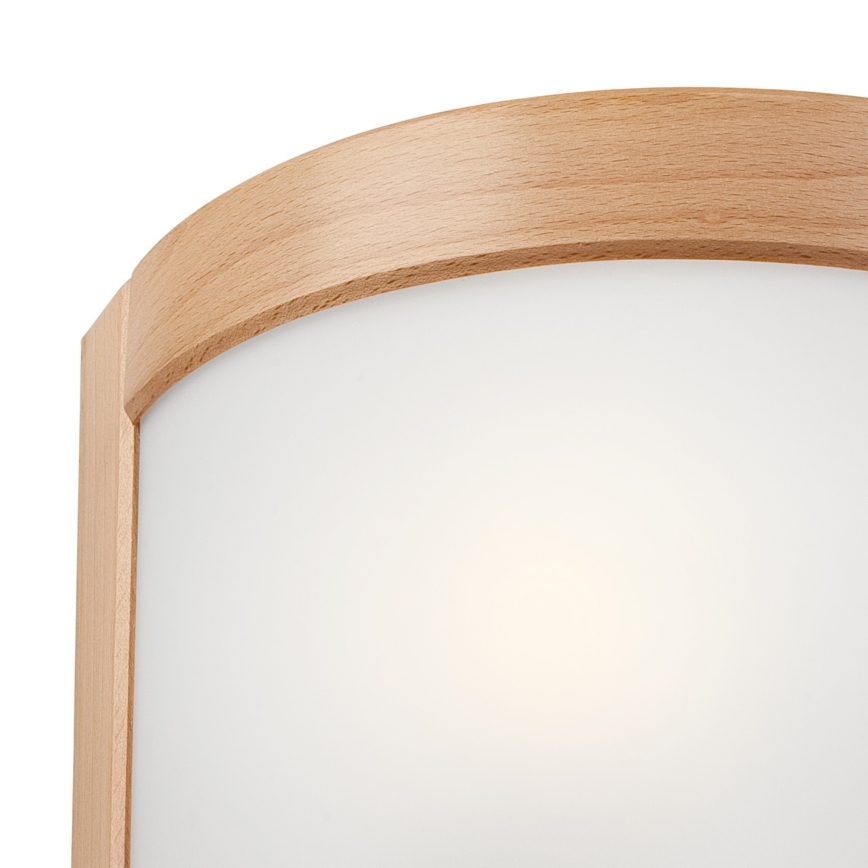 Aplique de pared ELODIE 1xE27/60W/230V haya