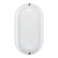 Aplique de pared exterior LED/12W/230V IP54 blanco