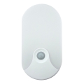 Aplique de pared exterior LED con sensor de movimiento LED/18W/230V IP44 blanco