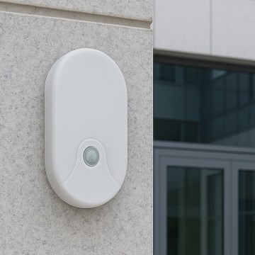 Aplique de pared exterior LED con sensor de movimiento LED/18W/230V IP44 blanco