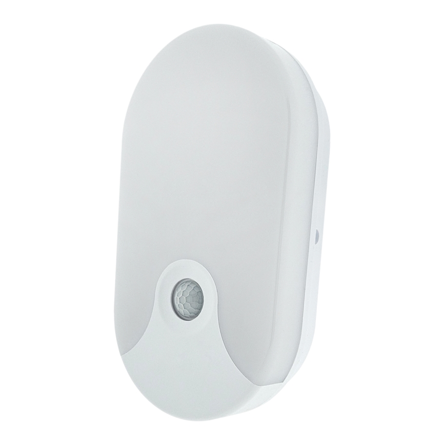 Aplique de pared exterior LED con sensor de movimiento LED/18W/230V IP44 blanco