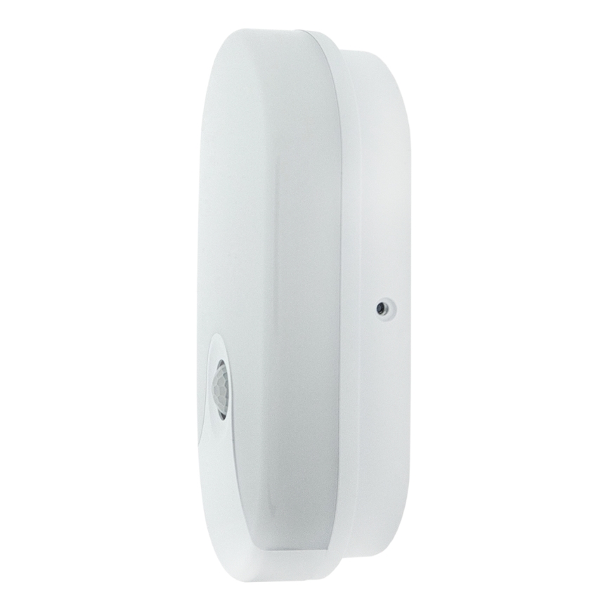 Aplique de pared exterior LED con sensor de movimiento LED/18W/230V IP44 blanco